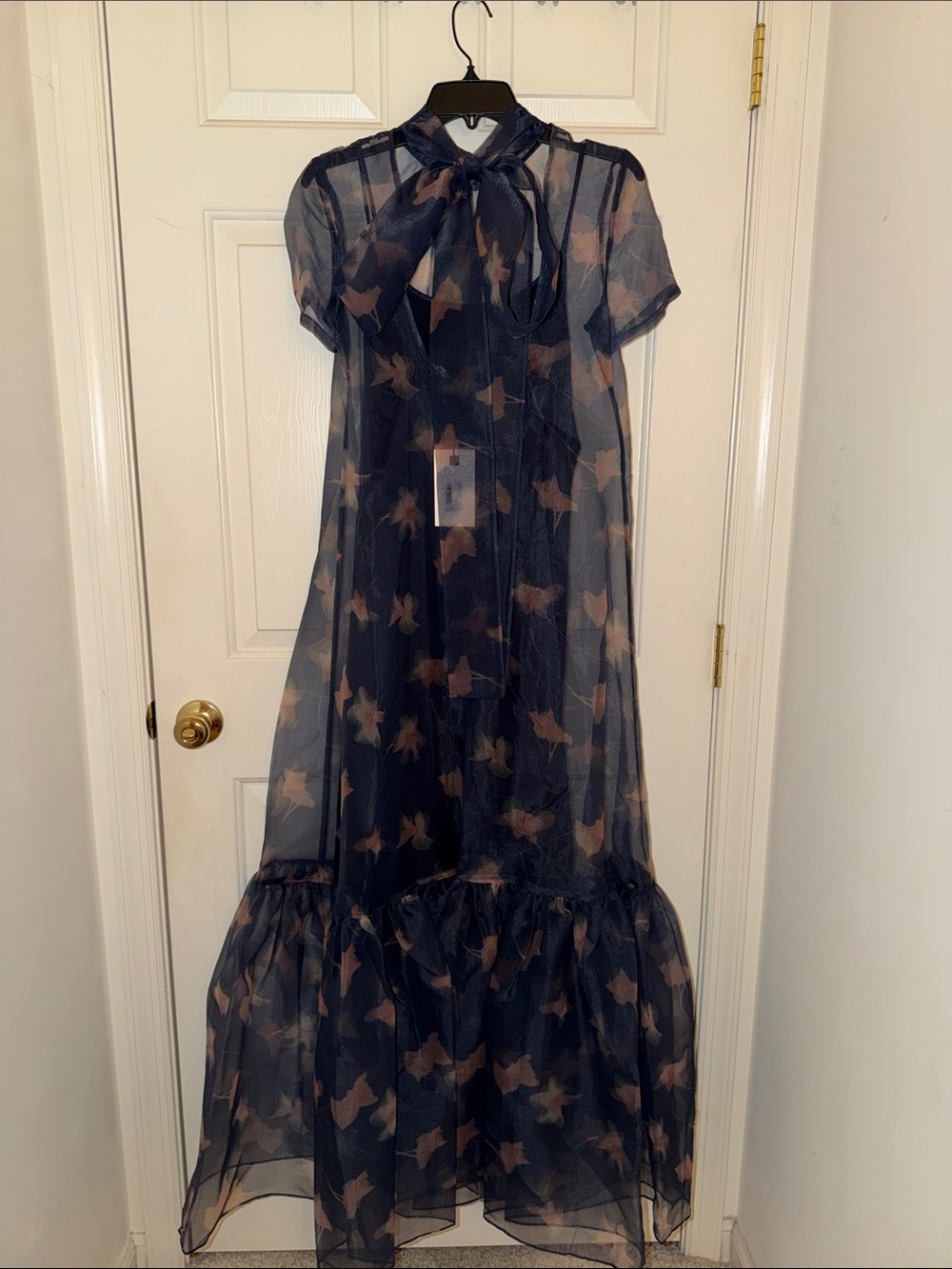 STAUD Calluna Dress | Botanical Navy - Picture 5 of 6
